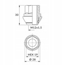 PUERCA PARA KOL DISCOS ALUMINIO OEM FORD KUGA 2 FIESTA MK7 FOCUS MK3 4 