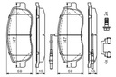 BOSCH 0 986 494 615 SET PADS HAMULCOWYCH, BRAKES TARCZOWE photo 9 - milautoparts-fr.ukrlive.com