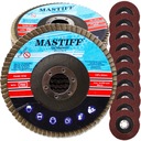 10 шт. АБРАЗИВНЫЙ ДИСК ЛАМПОЧНОЕ КОЛЕСО 125 ММ