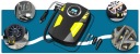 КОМПРЕСОР АВТО 12V 120W НАСОС КОМПРЕСОР, НАСОС PORECZNA ВЕЛОСИПЕДНА LED (СВІТЛОДІОД) LCD  (17840647522) фото min 10