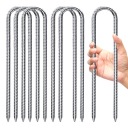 6 Szt Szpilki Śledzie Kotwy Mocujące Do Trampoliny Metalowe Stal 8Mm 30Cm
