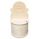 ДЕРЕВЯННАЯ СОЛОНКА С КРЫШКОЙ, ручная резьба