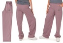 Spodnie dresowe SZEROKA NOGAWKA Wide Leg fiolet r.152 Produkt PL