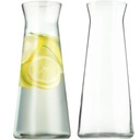 2x ЛИМОНАДНЫЙ ГРАФИН СТЕКЛЯННЫЙ КУВШИН ОБЪЕМОМ 1 Л