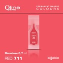 QLINE PRO PIGMENT DO MAKIJAŻU PERNAMENTENGO RED 711 - MONODOSE 5x 0,7ml Marka BioEvolution