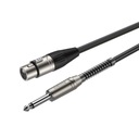 Кабель длиной 1 м, 3-контактный разъем XLR f, разъем Jack 6.3 Mono SMXJ210L1