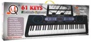 Wielofunkcyjny Keyboard dla dzieci 5+ Zestaw muzyczny Stojak na n Szerokość produktu 86.5 cm