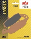 ЗАДНИЕ КОЛОДКИ ИЗ СИНТЕРМЕТАЛЛА SBS 705HS SUZUKI DL1000 02-