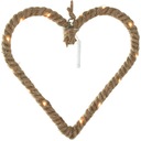 ZAWIESZKA LED OZDOBA ŚWIĄTECZNA NA OKNO SERCE