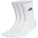 ADIDAS DLHÉ PONOŽKY CUSHIONED CREW veľ.34-36 HT3446 3PAK BIELE