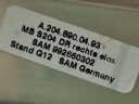 MERCEDES C-KLASA W204 07-14 РЕЙЛІНГИ ДАХУ A2048900493  (18814480737) фото min 7