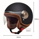 ШЛЕМ МОТОЦИКЛЕТНЫЙ HELM ORZESZEK POLOTWARTY ЧЕРНЫЙ  фото 14