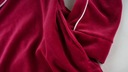 Dámska velúrová tepláková súprava rozopínateľná s kapucňou malinová ružová PL Adi 3XL Model Dres welurowy zapinana bluza spodnie zwężane