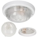 PLAFON LAMPA SUFITOWA OPRAWA OŚWIETLENIOWA NA ŻARÓWKĘ E27 KLOSZ SZKŁO IP44