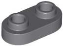 ТАРЕЛКА LEGO 1X2 ТЕМНО-СЕРАЯ № 35480 10 ШТ.