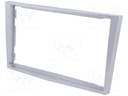 Opel Astra, рамка магнитолы Vivaro, светло-серебристый