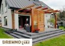 регулируемые деревянные жалюзи для террасы 80x225 SLIM