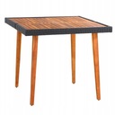 Zestaw mebli ogrodowych stół krzesła rattan drewno Kod producenta 108171