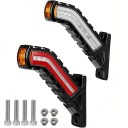 ФАРА ГАБАРИТ ДІОДНА OBRYSOWKI LED (СВІТЛОДІОД) DO 3 КОЛЬОРИ ЛАВЕТИ 12-24V  (18703377640) фото min 12