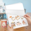 100% прозрачная виниловая наклейка, бумага формата А4, лист самостоятельно