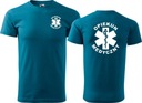 Pánske lekárske tričko Zdravotnícky pracovník Kvalitné tričko pre opatrovateľa M Kolekcia Koszulka dla Opiekuna Medycznego