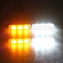 4X3 СВЕТОДИОДНЫЕ POLICYJNE ФОНАРЬ STROBOSKOPOWE, ПОВОРОТНИК DO РЕШЕТКА РАДИАТОРА PAPIEROSOWEGO,LAMPA МОТОЦИКЛЕТНАЯ 12V  фото 16