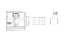 NTY ШАРНІР ВНУТРІШНІЙ NISSAN QASHQAI 2.0I 16V 4WD 06- X-TRAIL 2.0  (15057777958) фото min 10