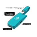 Nintendo Switch adapter 3w1 USB-C - HDMI - HDTV 4K 60Hz USB 2.0