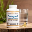 California Gold Omega-3 Fish Oil 180EPA/DHA 100kap Ďalšie vlastnosti bez aspartamu bez cukru bezlepkový