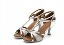 BUTY DO TAŃCA TOWARZYSKIEGO TANECZNE SZPILKI 7cm34