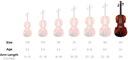 PRIMA Soloist 4/4 skrzypce zestaw BIAŁE Waga produktu z opakowaniem jednostkowym 5 kg