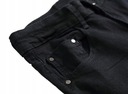 Džínsové nohavice Červené roztrhané džínsy Strih rúry