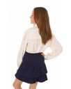 Bavlnená sukňa pre dievča granátové jablko 134 Odtieň námornícky modrý