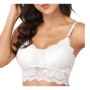 БЕЛЫЙ КРУЖЕВНОЙ ТОП КОРОТКИЙ Бюстгальтер PUSH UP С КРУЖЕВОМ НА ВЫРЕЗЕ S/M