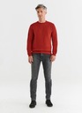 Pako Lorente красный мужской свитер с круглым вырезом, размер. л
