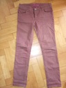 Jeansy skinny rurki rude S 7/8 do kostek denim S Rozmiar S