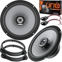 GŁOŚNIKI SAMOCHODOWE HERTZ 165MM DO FIAT GRANDE PUNTO DYSTANSE + ADAPTERY