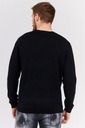 KARL LAGERFELD Čierny pánsky sveter z vlny r S Značka Karl Lagerfeld
