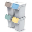 STACKBOX Q НАБОР ДЛЯ СЕГРЕГАЦИИ МУСОРНЫХ БАК 4x20л