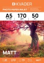 A5 бумага для фотографий 15x21 Matte 170g 50 шт.