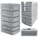 РЕЗЕРВУАР ДЛЯ ДОЖДЕВОЙ ВОДЫ Waterform Tower Stone [500L] СЕРЫЙ PROSPERPLAST