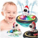 LED ФОНТАН ДЛЯ ВАННЫ ЛАМПА АСТРОНАВТ МУЗЫКАЛЬНАЯ ИГРУШКА для ВАННЫ КИТ