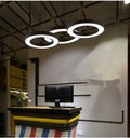 Светодиодный подвесной потолочный светильник, линейная люстра MODERN LOFT, круглая, 72 Вт CCD