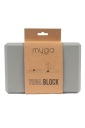 Блок для йоги Myga Foam Block - серый
