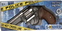Gonher Kovový policajný revolver 12 nábojov /Pulio Kód výrobcu 6067/0