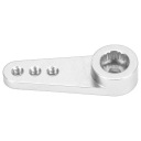 PETIT ALUMINIUM BRAS SERVOS CNC 21T VERS RC MD922 MD933 SYSTÈMES DIRECTION ARGENTÉphoto 8