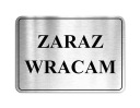 ДОСКА Я скоро вернусь Часы работы двусторонняя А5