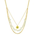 Женское ожерелье знаменитостей Boho Золото 18-каратного золота, хирургическая сталь 316L
