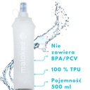 Softflask mäkká fľaša pružná fľaša na vodu na behanie skladacia Materiál TPU