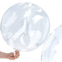 Balon Transparentny 50cm Mega Duży Balon Krystaliczny Z Piórkami Chrzest